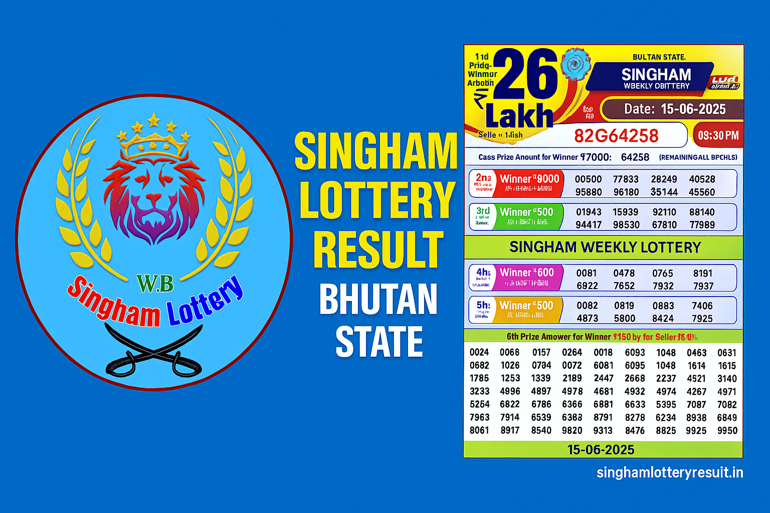 Singham-Lottery-Result